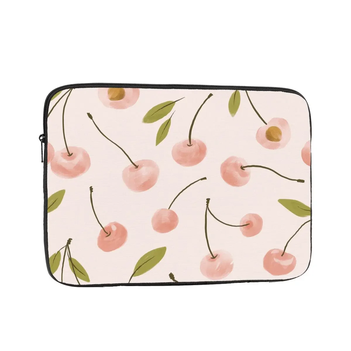 Zipper Laptop Notebook Bag Case Cute Fruit Peach Computer Bag Sleeve 10 12 13 15 17 Inch Shockproof Case Bag