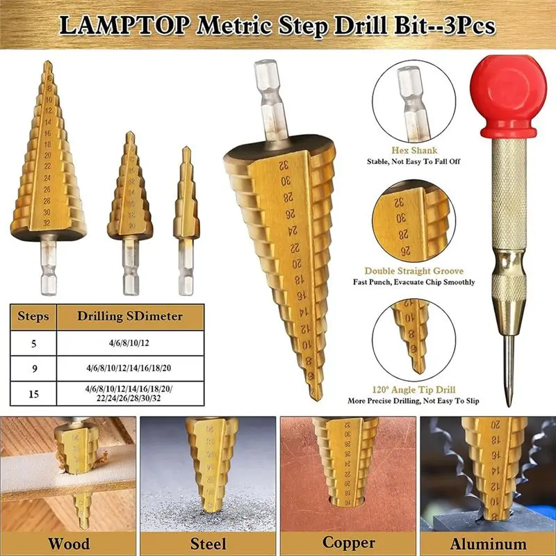 【ablp】-28個入り木工面取り穴あけ工具、カウンターシンクビット、木製プラグカッタードリルビットセットを含む