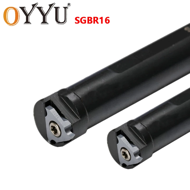 Portaherramientas de ranurado interno S16Q-SGBR16 S20R S25S SGBL16 SGBR CNC, torno de ranurado para insertos de carburo TGF32, 1 ud.