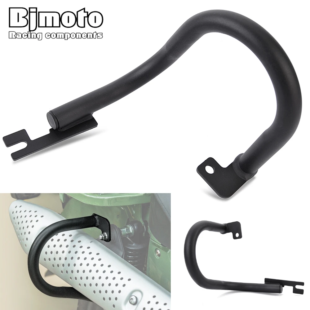 

CT 125 Exhaust Crash Muffler Pipe Fairing Frame Guard Bar Bumper For Honda CT125 huntercub 125 2020 2021 2022 2023