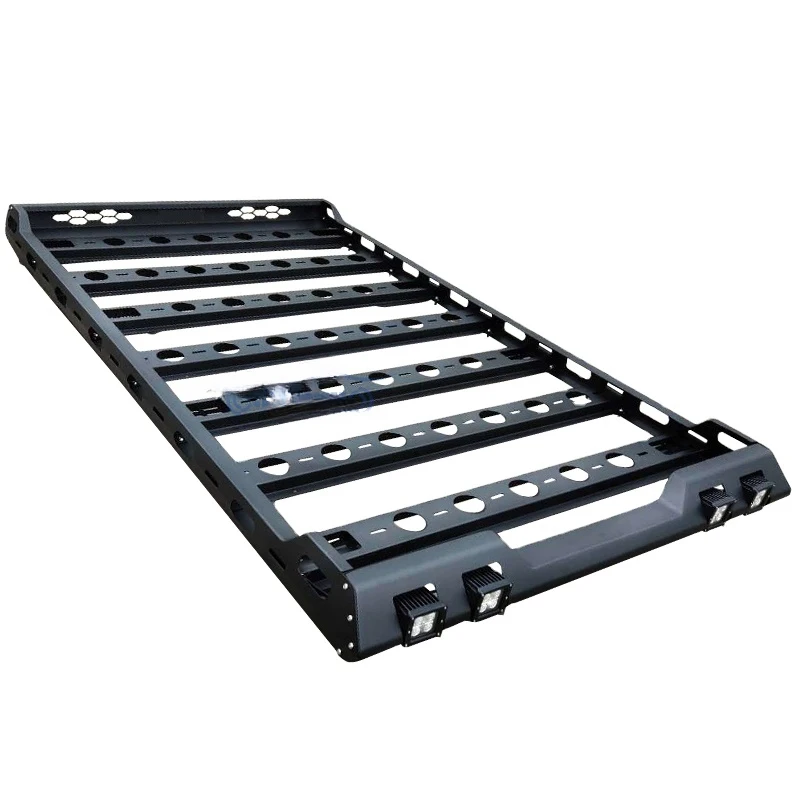 

Premium Heavy Duty Black Steel Hard Top Roof Rack High Strength Exterior Accessories Perfect For Ranger D-MAX Pickup Vehicles