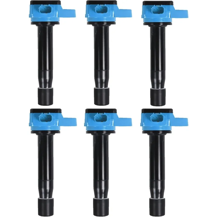

Blue Ignition Coil Pack of 6 for 3.5L 20082017 Honda Odyssey Accord Crosstour Acura TL RL TSX 3.5 V6 Engines with HighPerforman