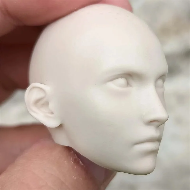 1/6 Male Soldier Cloud Head Carving Unpainted Skinhead BJD Style Model Accessories Fit 12'' Action Figure Body In Stock