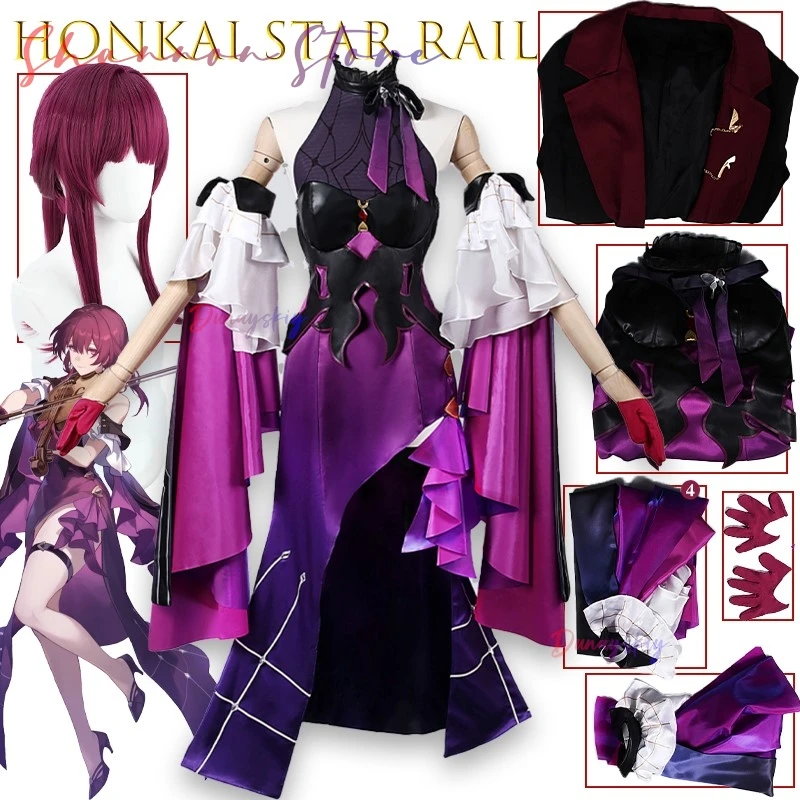 

‌Honkai Star Rail Kafka Cosplay コスプレGame Anime Full Set Outfit Concert Sexy Halloween Outfit Authentic Design Daily Sexy
