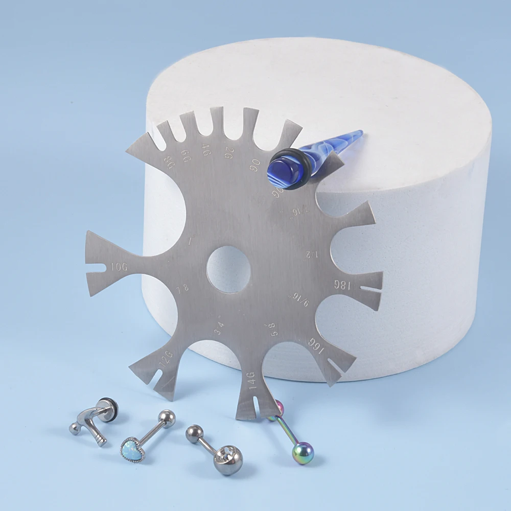 1/5 pezzi in acciaio e acrilic - Body Jewelry Measurements recensione e prezzo