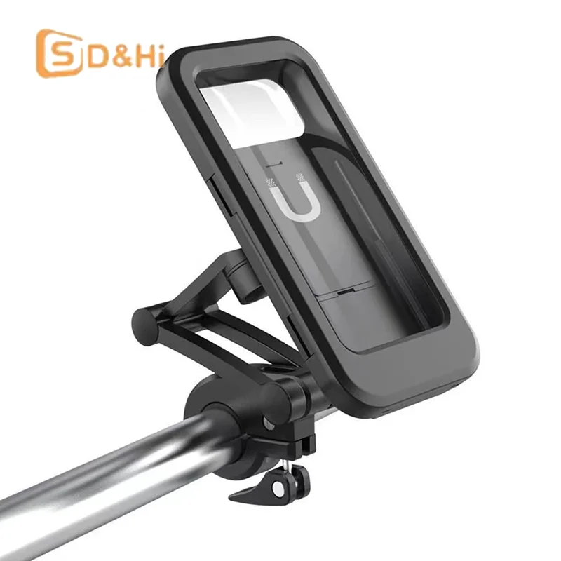 Waterproof Motorcycle Bike Mobile Phone Holder Support Universal Bicycle 360° Swivel Adjustable GPS Motorcycle Cellphone Holder
