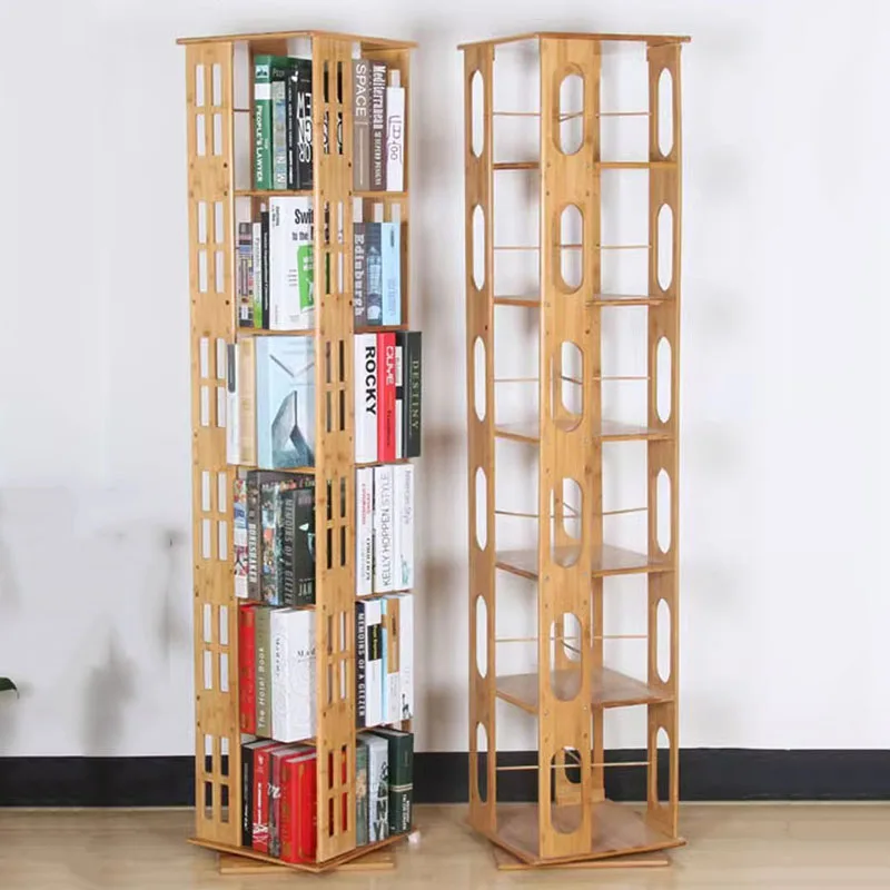 

For Moveable Mini Rotating Bookcase Round Shelves Living Room Rotating Bookcase Rack Meuble Rangement Chambre Etudiant Furniture