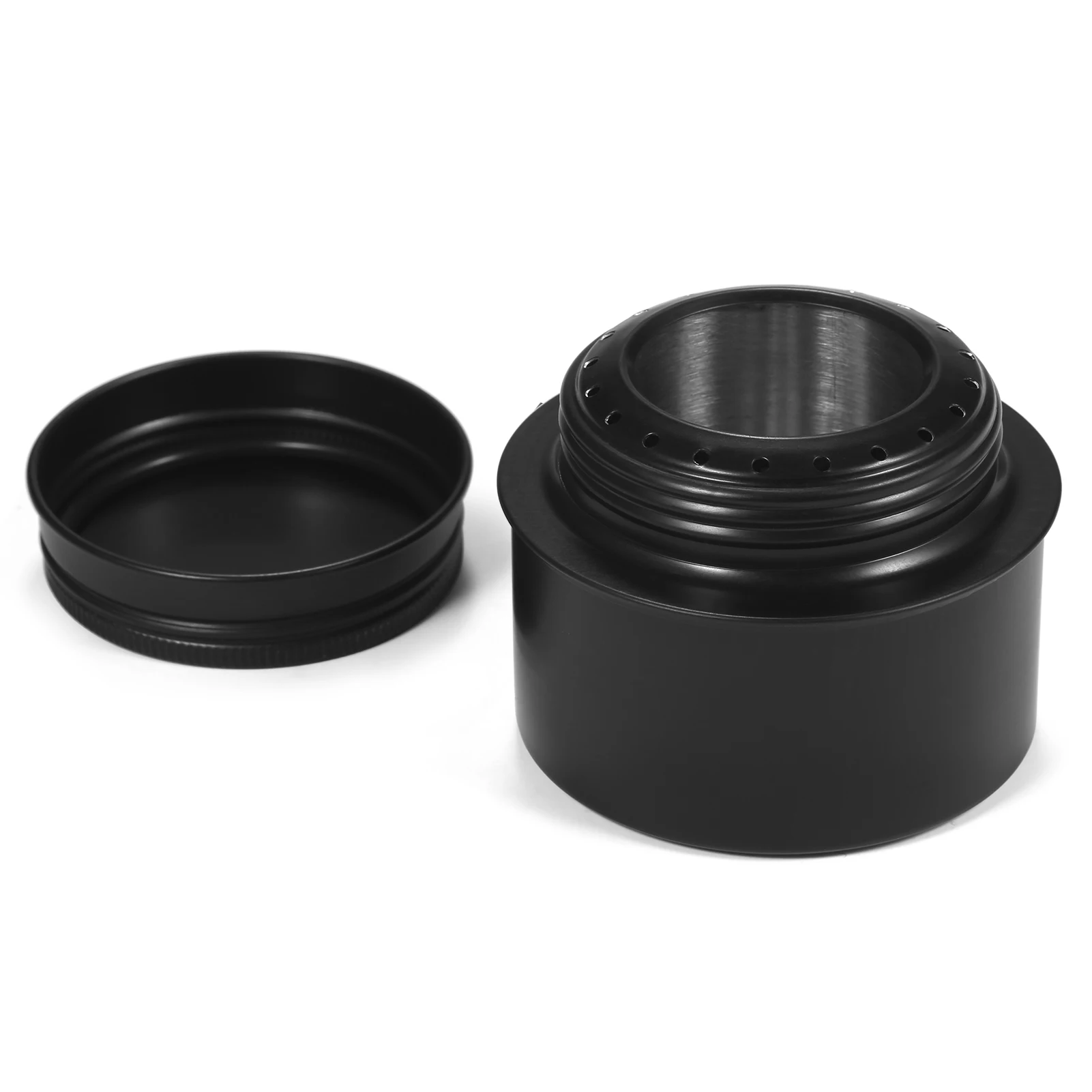 TOMSHOO Tragbarer Mini-Alkoholkocher aus Aluminiumlegierung mit Deckel, Outdoor, Camping, Wandern, Rucksackreisen, Kochherd, Alkoholkocher – Detail 19