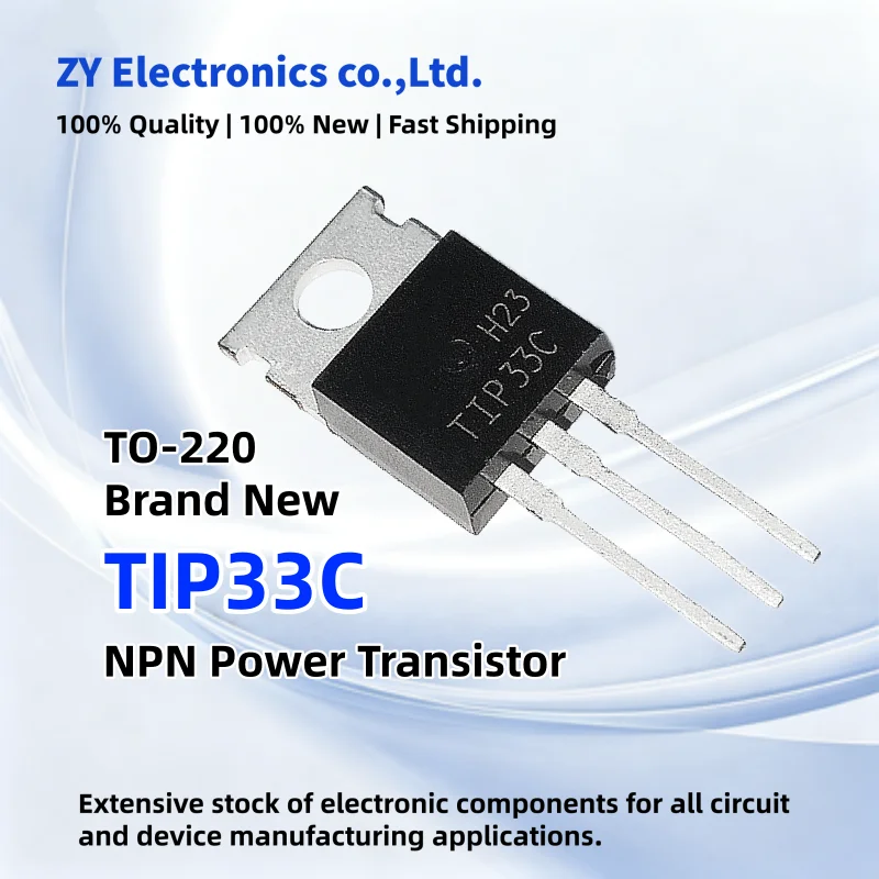 10PCS-100PCS TIP33C TIP 33C TIP33 TO-220 NPN Darlington transistor Brand New