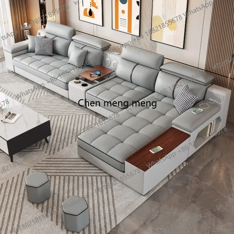 Minimalist Multifunction Sofa Waterproof Pillow Living Room Couple Sofa Ajustable Articulos Luxury Divano Postmodern Furniture