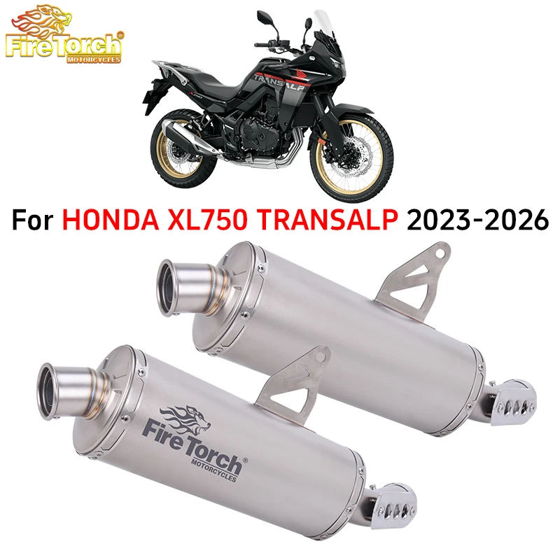 Für HONDA XL750 TRANSALP XL 750 2023 2024 2025 2026 Motorrad Auspuffanlage Mittelrohr mit Schalldämpfer DB Killer