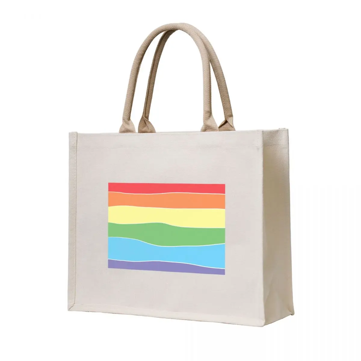 

Pride Flag Tote Bag Cloth bag sacs de shopping university shopper bag Canvas