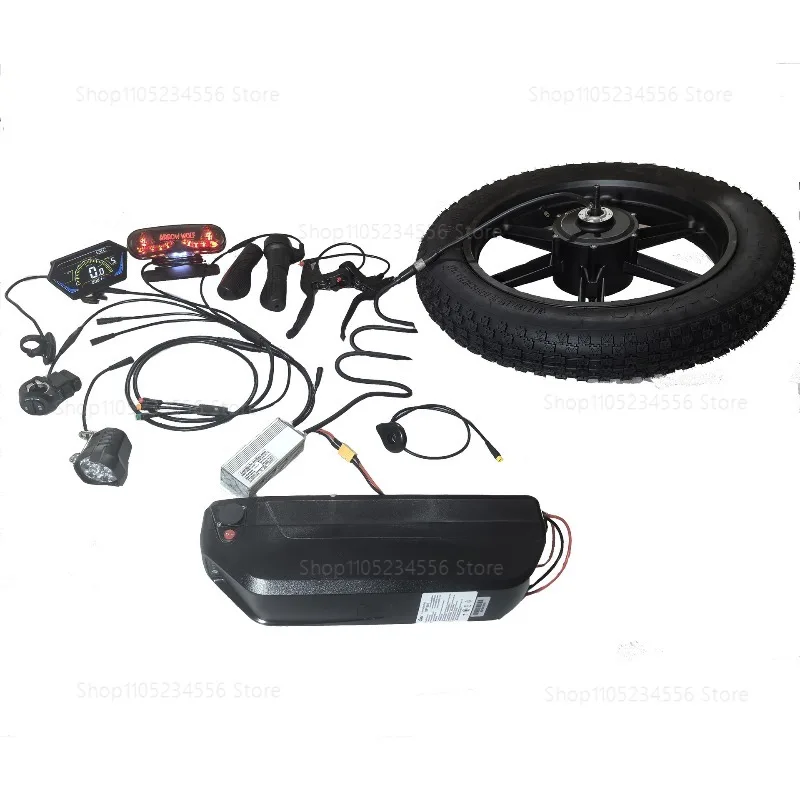 

Electric Bike Conversion Smart Upgrade Kit Motor Controller Gauge Headlight Taillight All in One Installation Kit