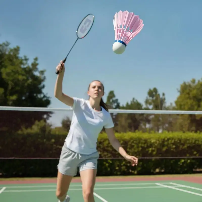 Wear Resistant Badminton Shuttlecocks 1/3/6Pcs Stable Flight for Indoor Gym Home Training Competitive Games
