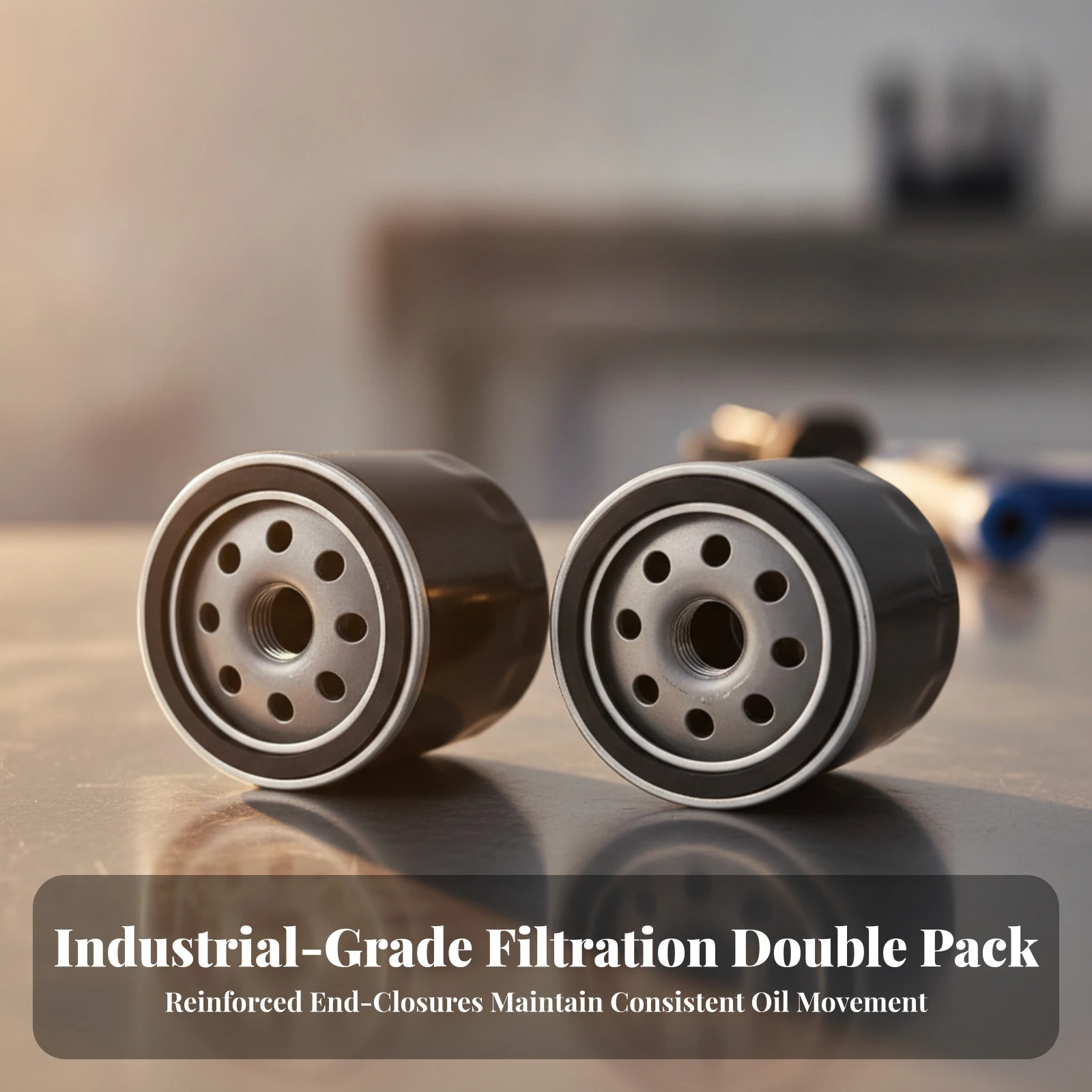 2 Pieces Screw-Onon Engine Oil Filter Cylindrical Screw-Onon Oil Filter Part Compact Dependable for Car Owners, Workshop Repairs