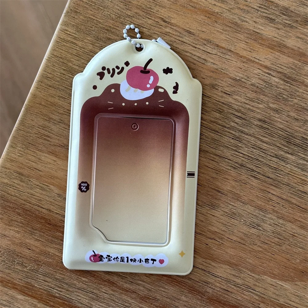 

New 3 inch Kpop Photocard Holder Mini PVC Idol Photo Frame Gift Cartoon Card Holder
