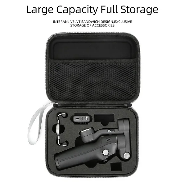 

Multi-Functional Stabilizer Carrying Case Phone Gimbal Storage Bag Protective Organizer Nylon Pouch Travel Outdoor Use Portable