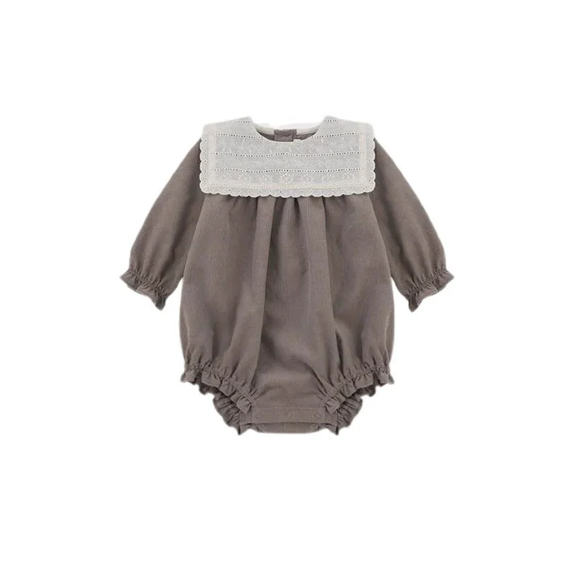 New Autumn Floral Newborn  Baby Girl Sleeveless Bodysuit Print Suspender Jumpsuit Cute Casual Clothes Long Sleeve Romper
