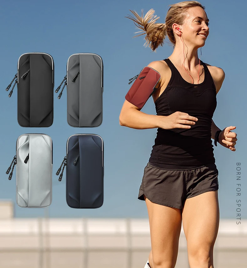 Running Armband Bag Sports Armband Universal Arm Shoulder Pouch Phone Holder Mobile Hip Bag Waterproof Wrist Band Phone Case