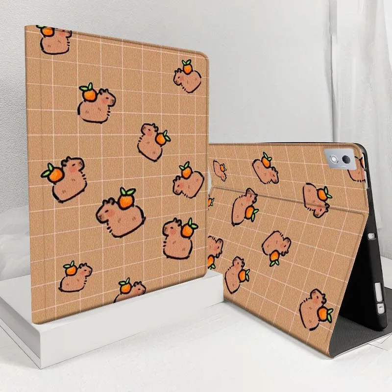 

Cartoon Capybara Duck Carrot Case For Lenovo Pad Legion Xiaoxin Tab Y700 K10 M10 P11 3rd Pro GT Plus Gen 5G Tablet