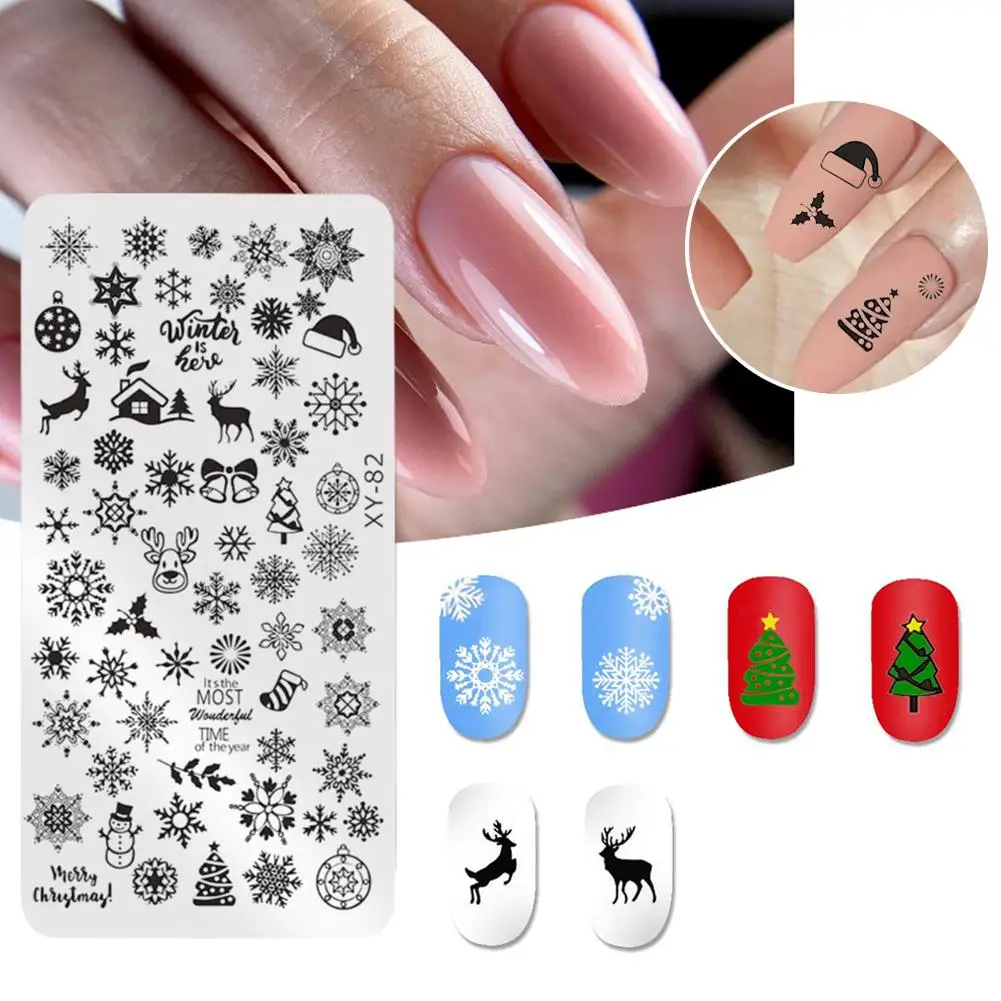 Animal Image Nail Stamping Plates Tiger Zebra Leopard Print Stainless Steel Manicure Stencil Nail Art Templates Stamp Tools