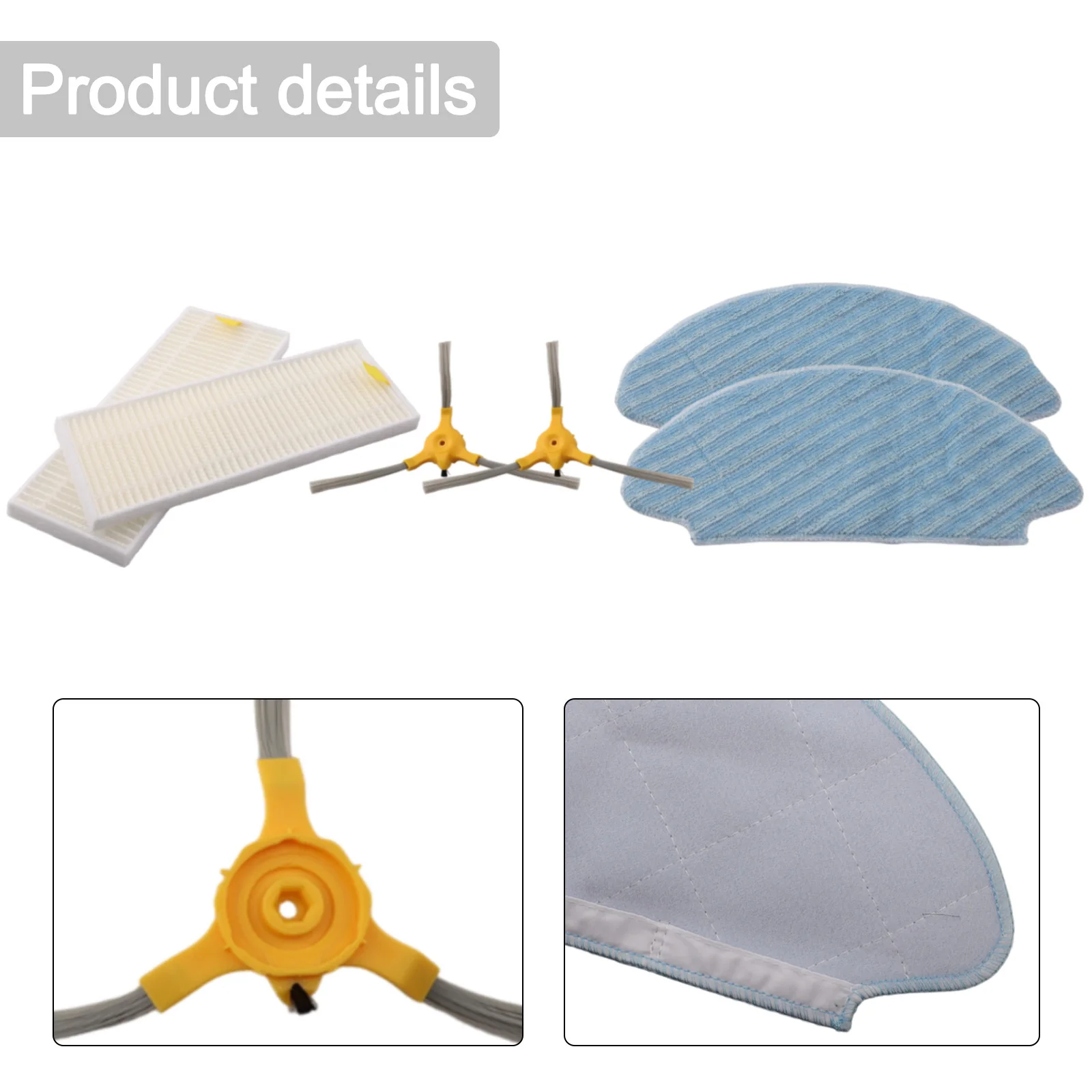 

For MEDION Filter Brush Mop For Vacuum Robot MD 20041 For S12 SW And MD 19601 For Household Supplies Cleaning Vacuum Parts