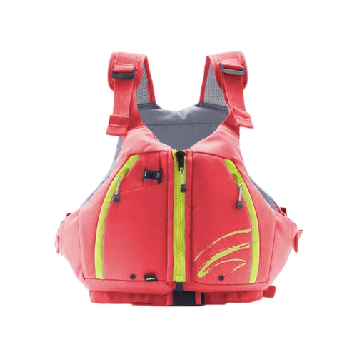 Ayuda de flotabilidad 50N para niños adultos 30-100KG, rojo PFD salvavidas pesca natación Kayak chaleco chaqueta adultos con bolsillo para remo canoa SUP