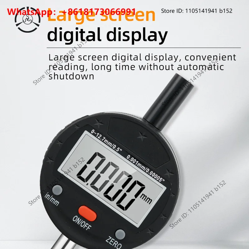 Waterproof Digital Indicator Micron Deter 0.001 mm Micron Metric Inch Deter Gauge Measuring Tool
