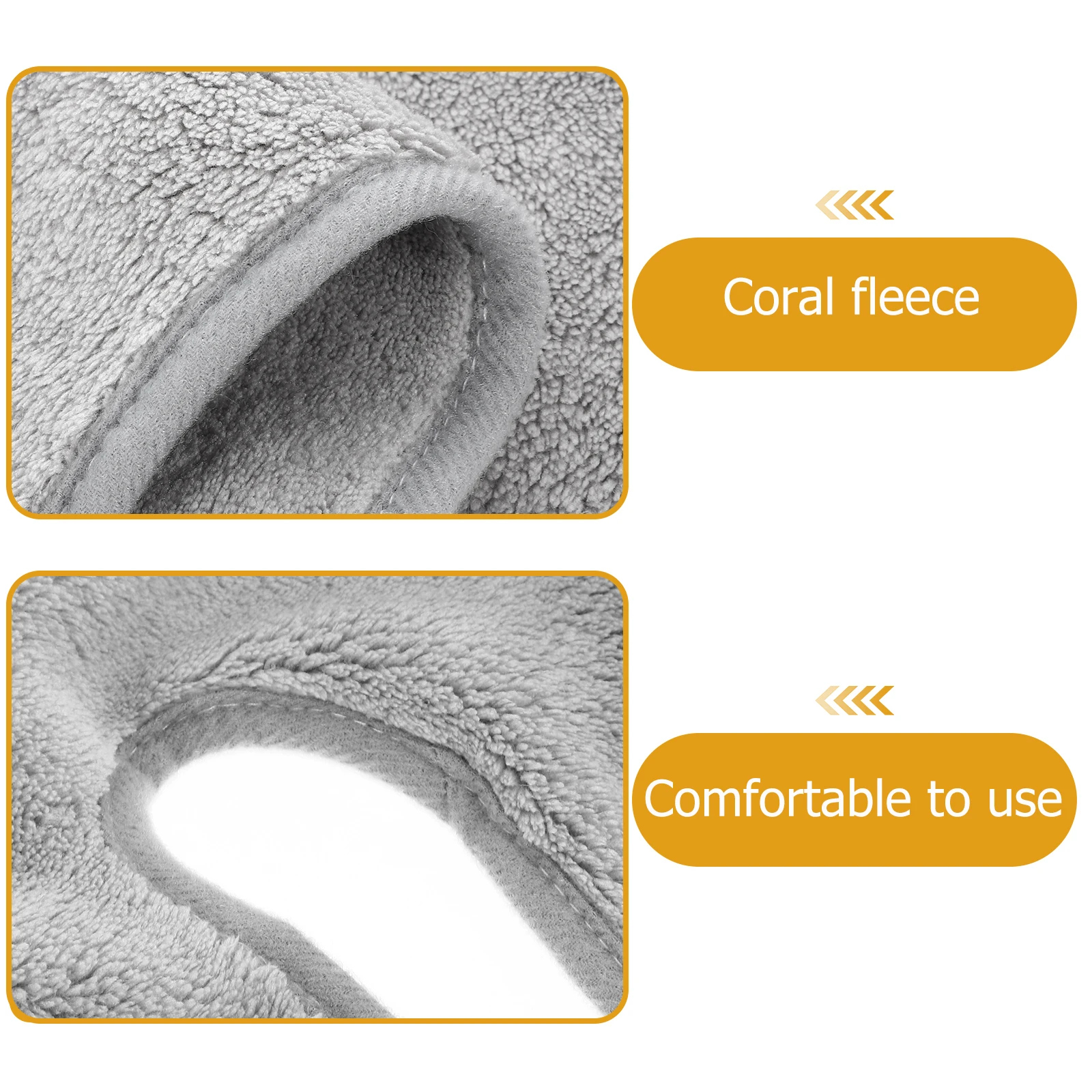 

Coral Towel Hair Drying Towels for Absorb Water Fleece Wrap Women