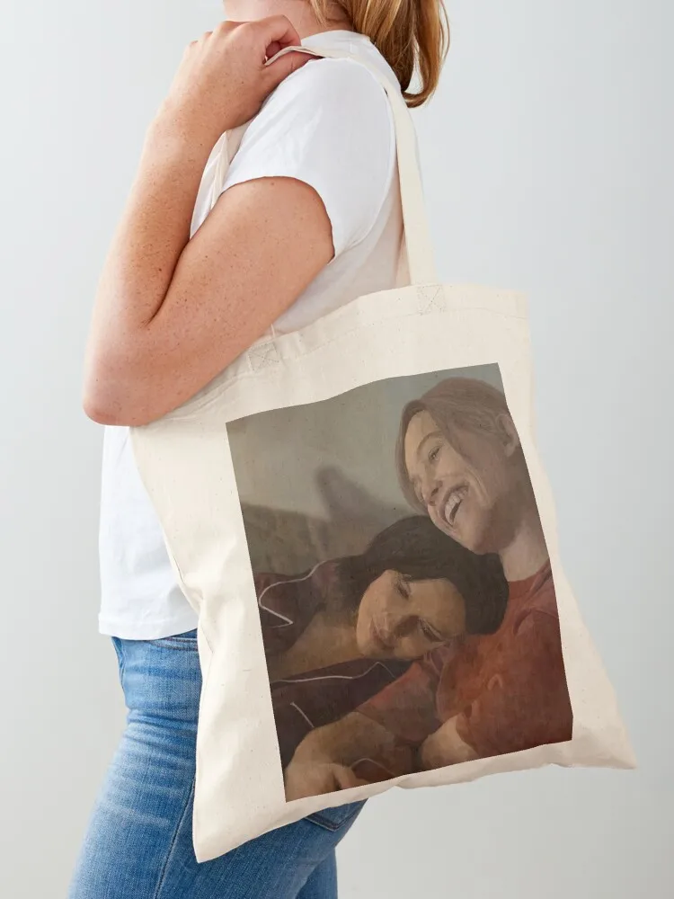 

Dani & Jamie cuddling Tote Bag Reusable bags shoping bag woman shopping bag tote custom