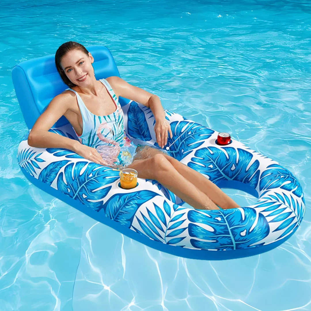 

Inflatable Women Air Mattress Water Hammock Floating Swimming Pool Mattress Party Lounge Bed Beach Sports Recliner Recreation