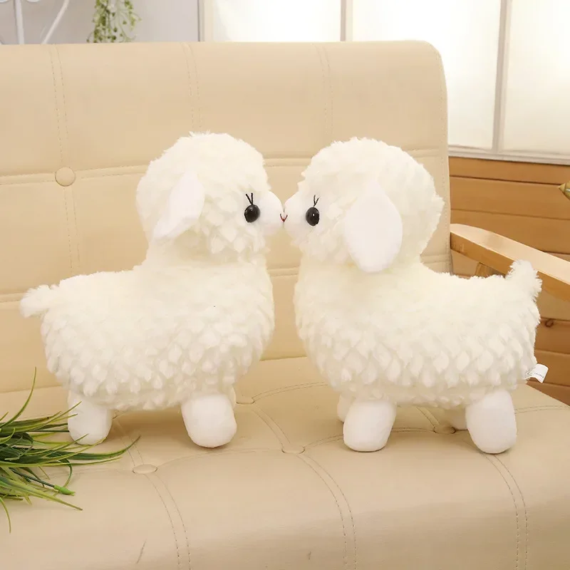 Hot Sales Cute Sheep Pluh Soft White Kawaii Sheep Dolls With Good Quality For Baby Girls Birthday Surprise Gift Different Sizes