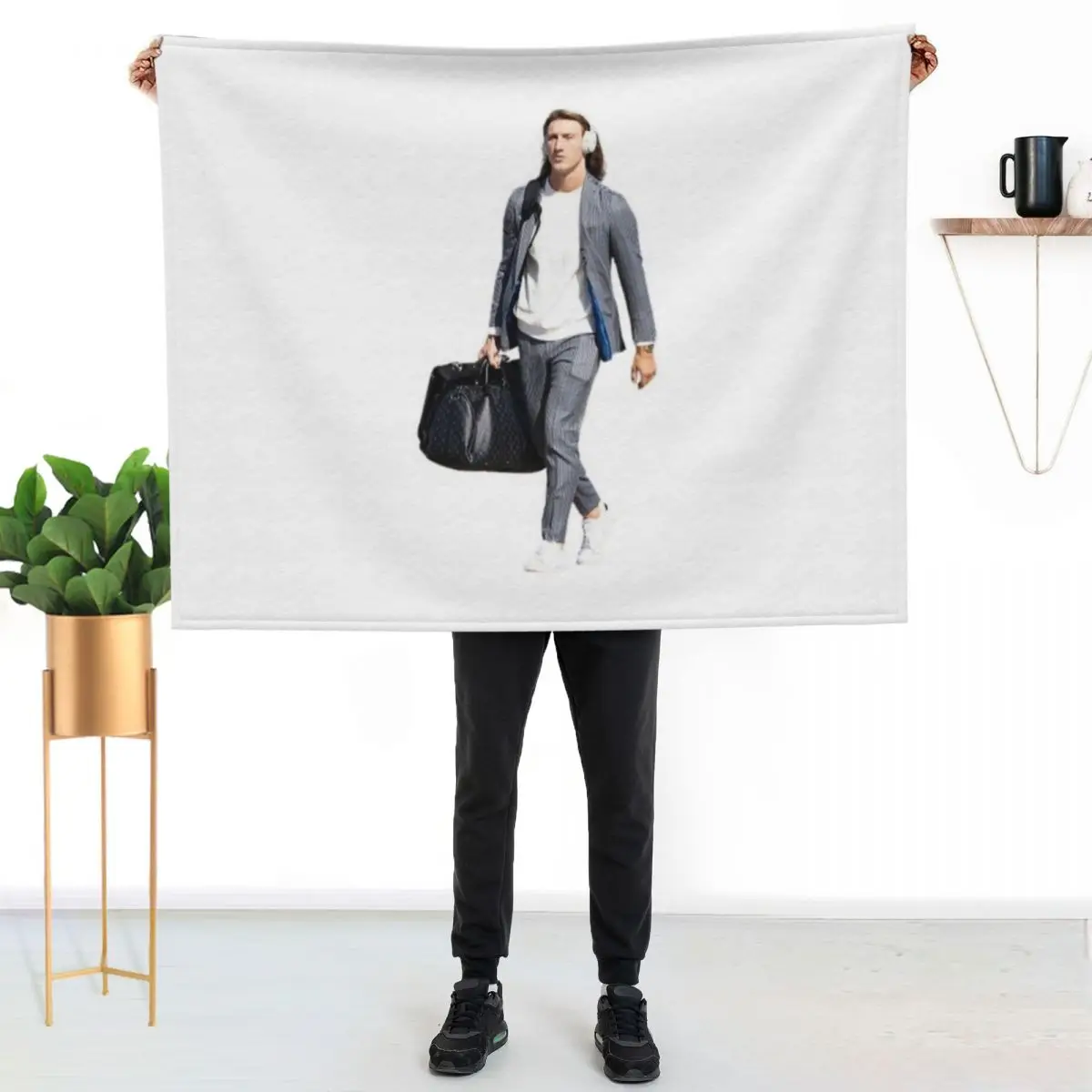 

Trevor Lawrence Throw Blanket No Pilling Soft Warm Blanket for Bed