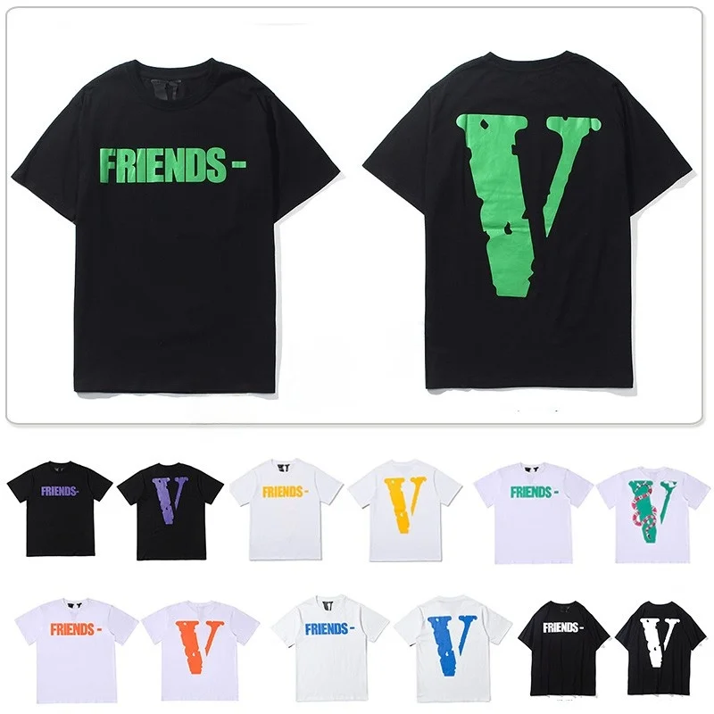 تي شيرت V-Ne ort Sve ex e نمط البرق فضفاض مناسب للصيف ملابس غير رسمية M Cheng Guan Xi Dragon من FOG