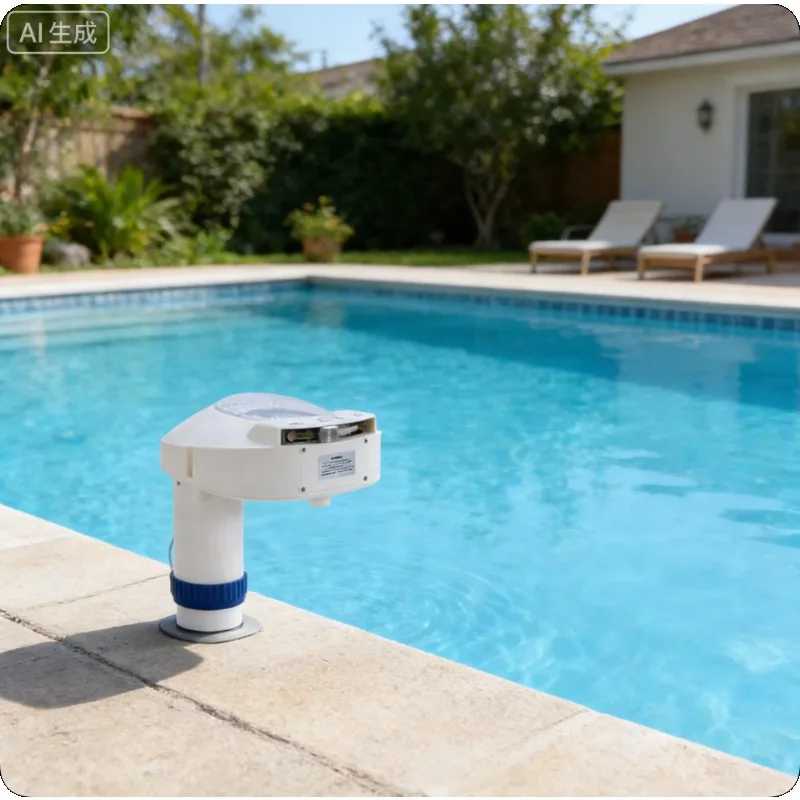 Solar Powered Pool Safety Alarm, Adjustable Sensor Tube, Waterproof, Long Battery Life