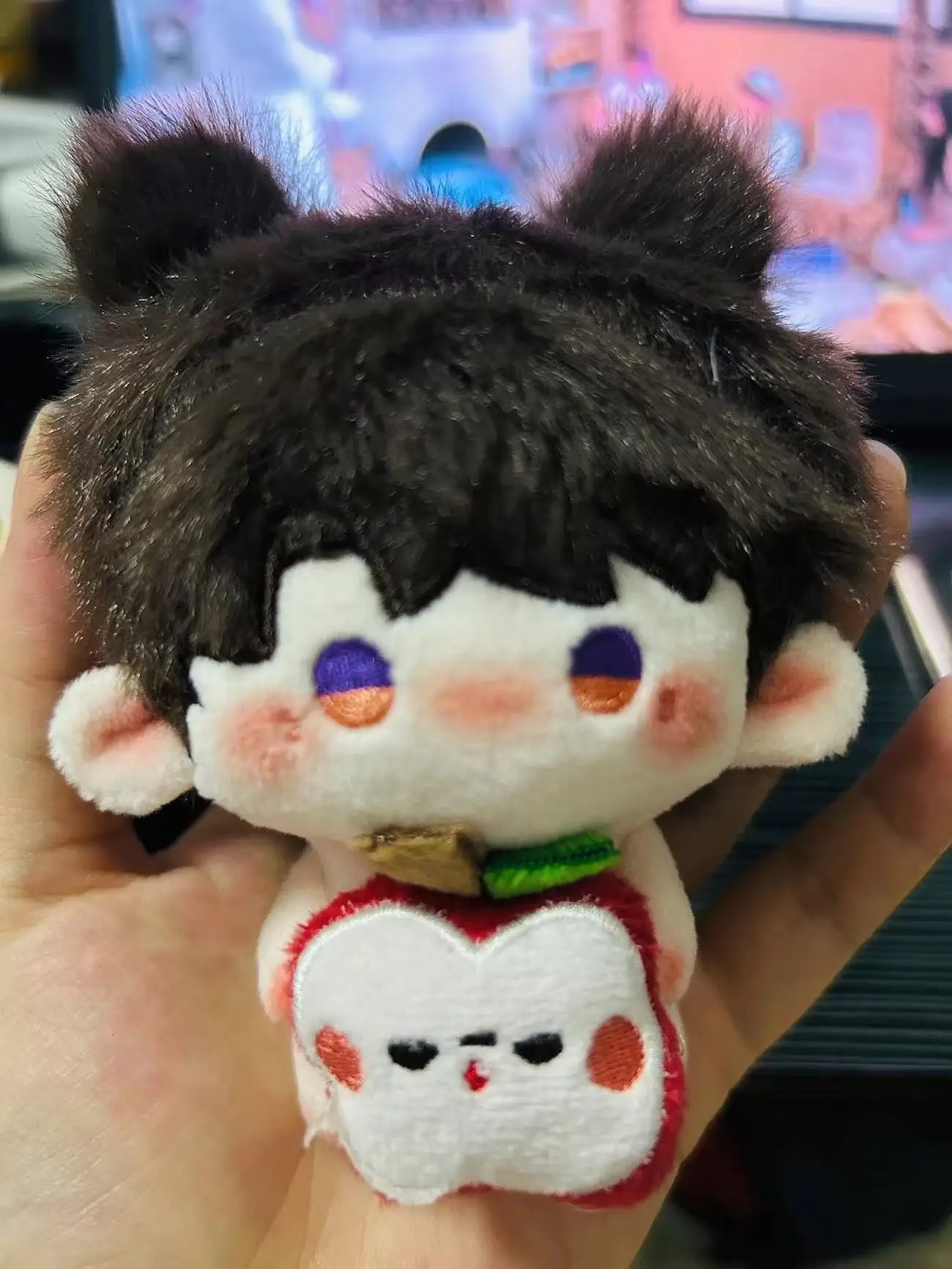 لعبة الحب والمساحة العميقة ألعاب من نسيج مخملي رافاييل كزيفير زين كاليب سيلوس 10 سنتيمتر الحيوان الأذن قلادة صغيرة تأثيري المفاتيح هدية