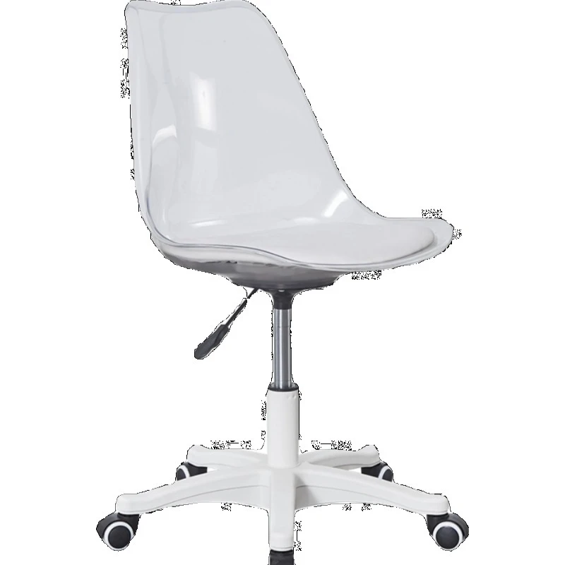 

Modern Nordic acrylic, turn makeup study, study Internet celebrity transparent bedroom, dresser office desk, back chair