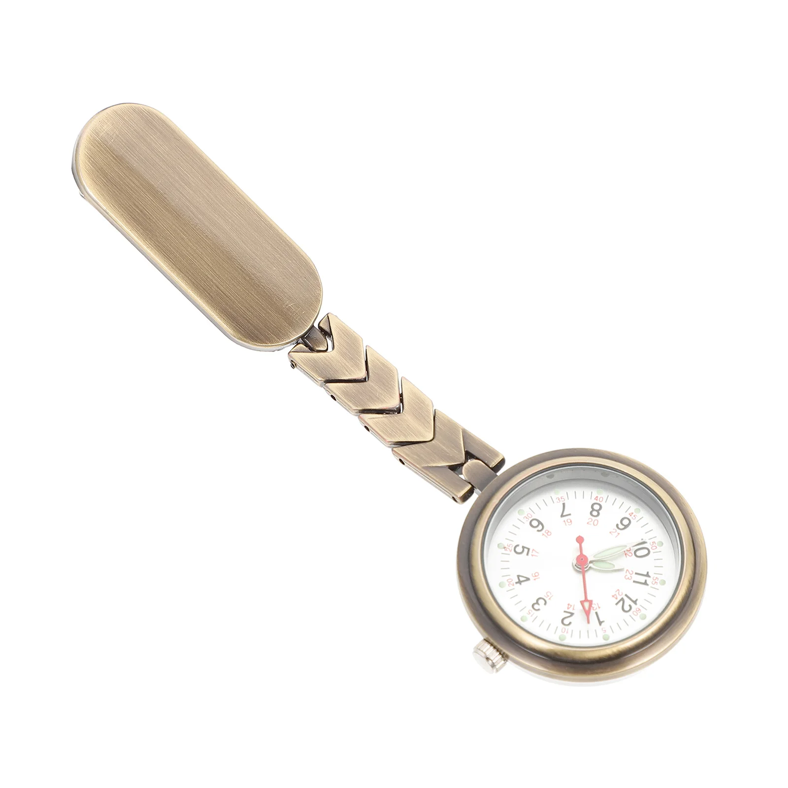 

1Pcs Nurse Pocket Watch Clip-on Hanging Fixed Clip Design Portable Nurse Fob Watch for Nursing Students Women Nurses