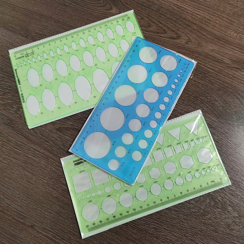 Office Stationery Drafting Supplies Million Flower Ruler Round Ruler Geometry Drawing Template Ruler Spirograph Geometric Ruler