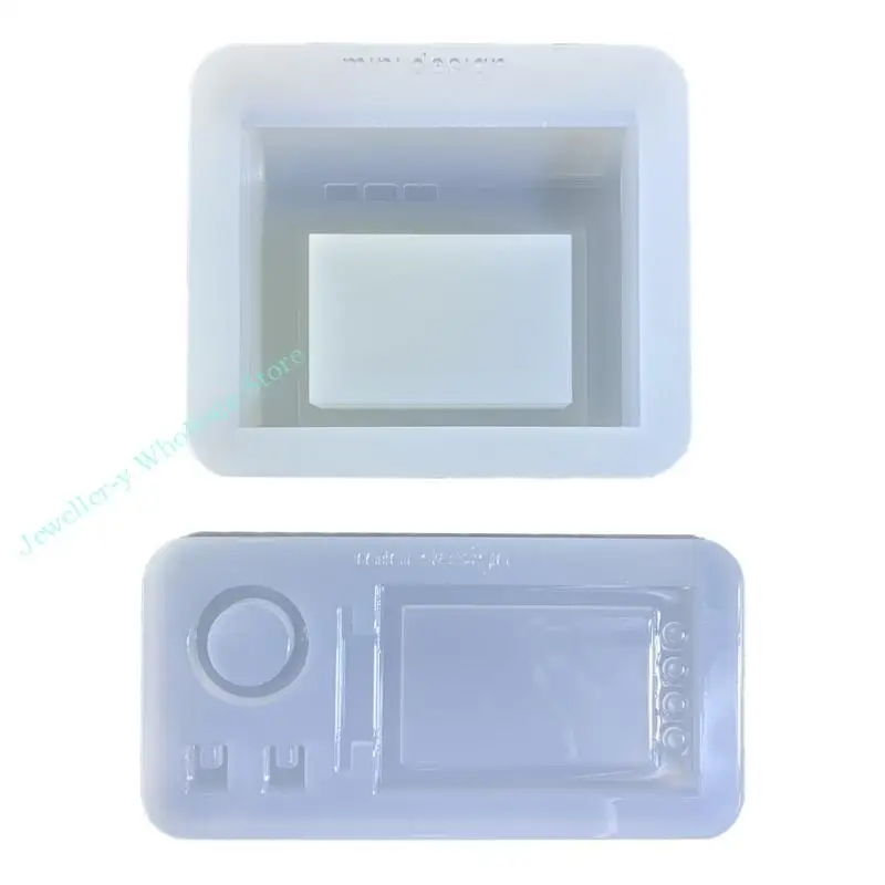 

R7UF Ornament Silicone Mold Resin Casting Hollow Shaking Cup Pendant Mold