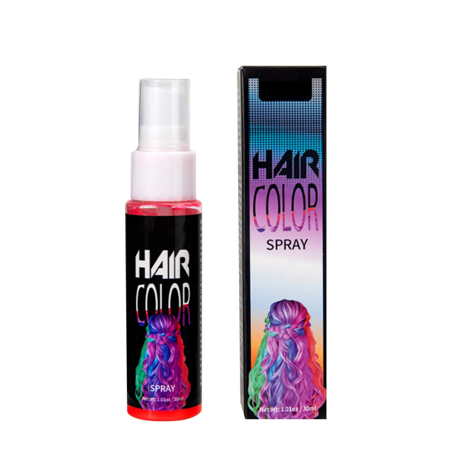 30ml Hair Color Spray Temporary Hair Color Spray Timesave Diy Hair Color Spray, Hair Color Spray Halloween Hair Spray