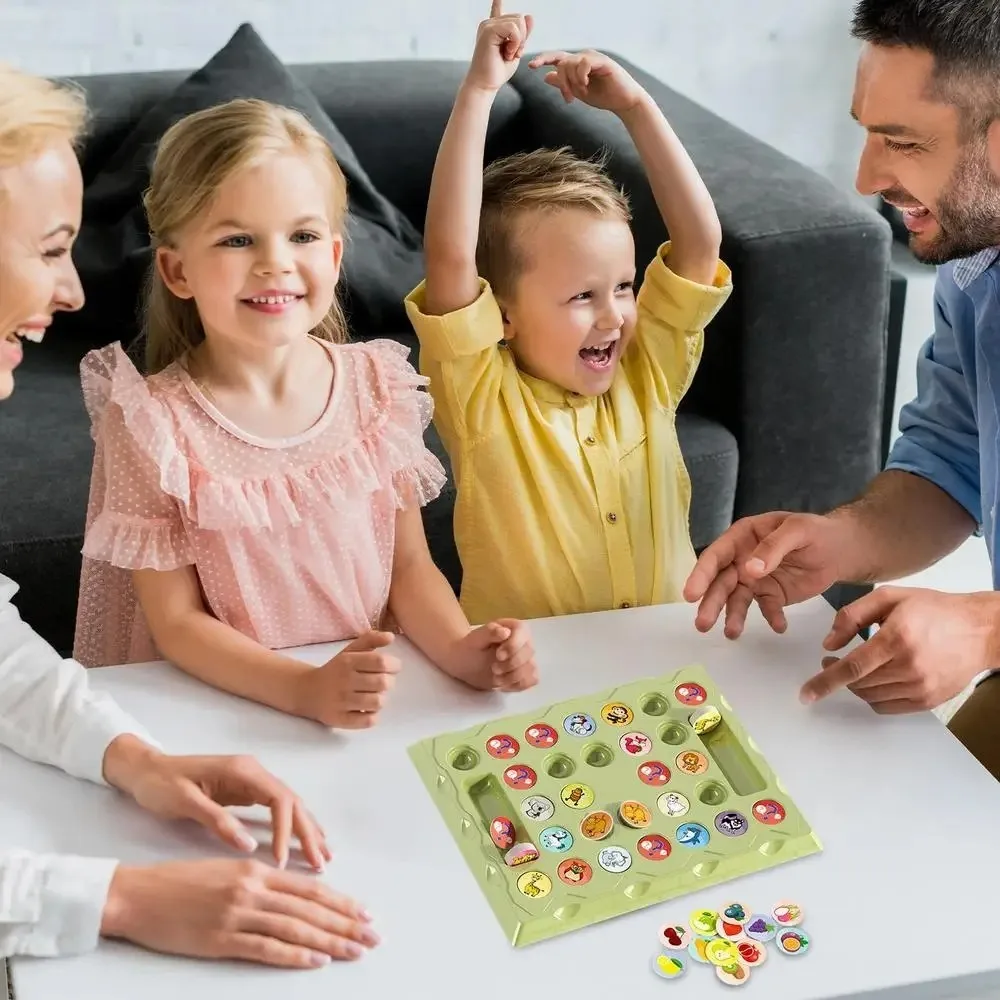 Parent-child Interaction Fun Flip Chess Desktop Games Reverse Chess Toy Memory Chain Chess Two-Player Kids And Adults