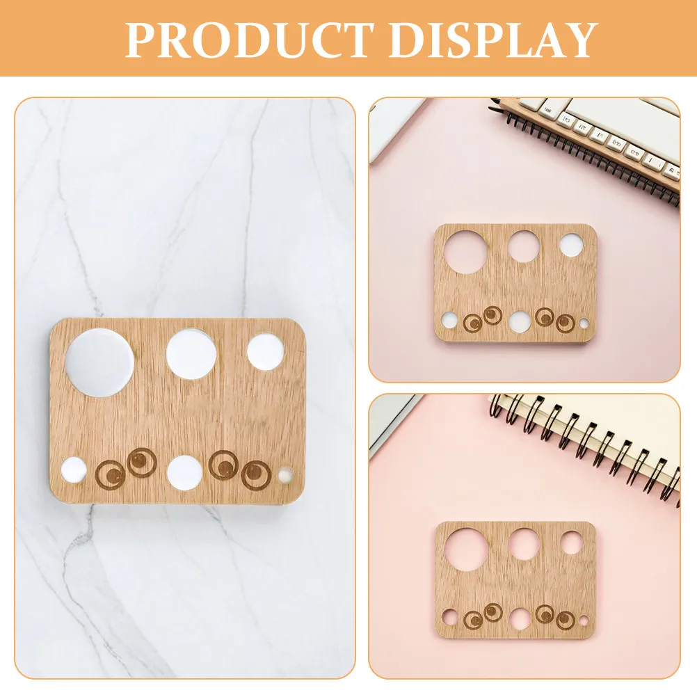 Wooden Safety Eye Tool Kit Including Accurate Eye Measurement Board for Crocheting Amigurumi Stuffed Animals Professional