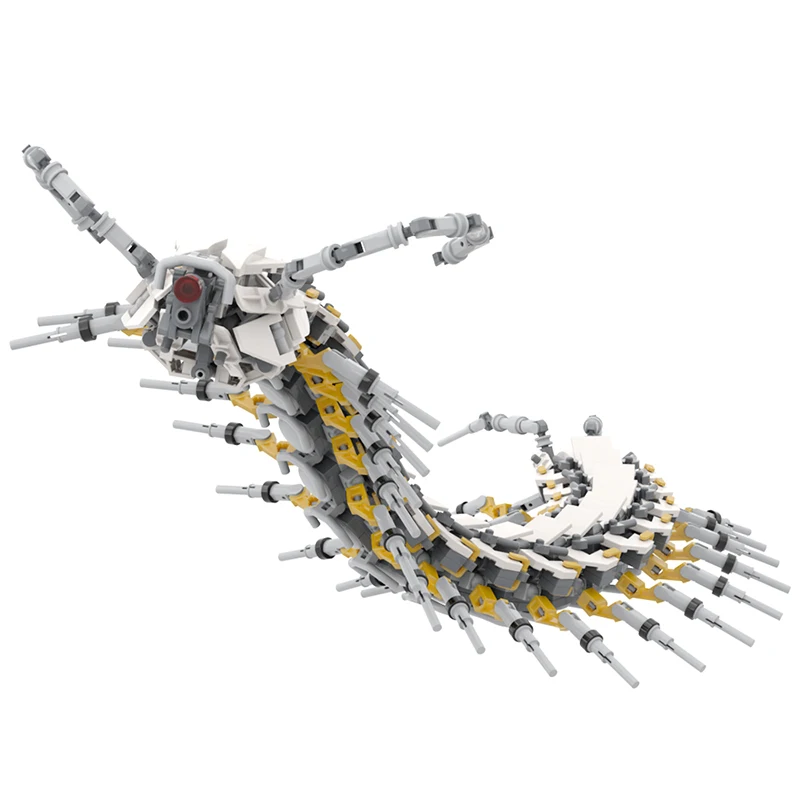 BuildMoc Mecha Centipede Building Blocks Set High-Tech Style Insect Robot Animal Brick Game Toy Children Birthday Christmas Gift