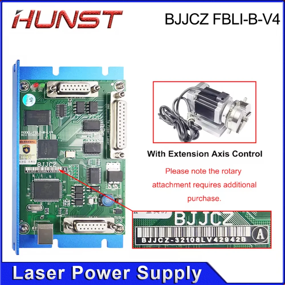 HUNST BJJCZ Laser Controller Original Card JCZ Control Board FBLI-B-LV4 Ezcad for IPG Raycus JPT MAX Fiber Marking Machine