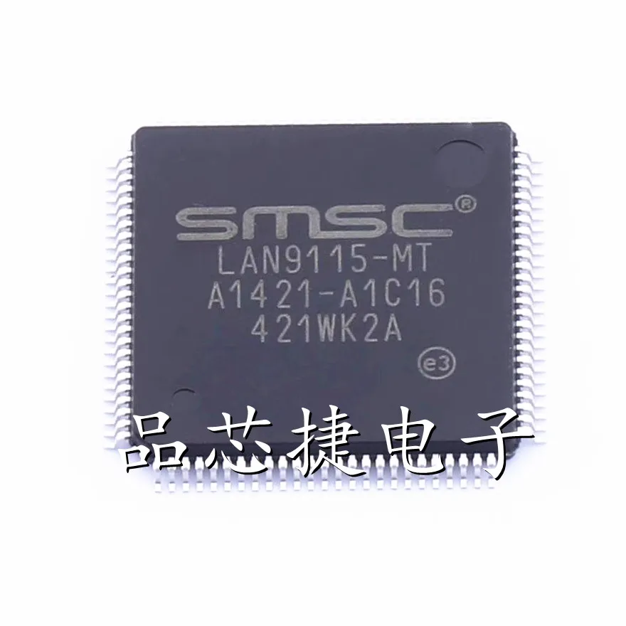 

5pcs/Lot LAN9115-MT TQFP-100 Highly Efficient Single-Chip 10/100 Non-PCI Ethernet Controller