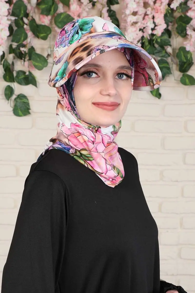 Combed Bone nature pattern with hat