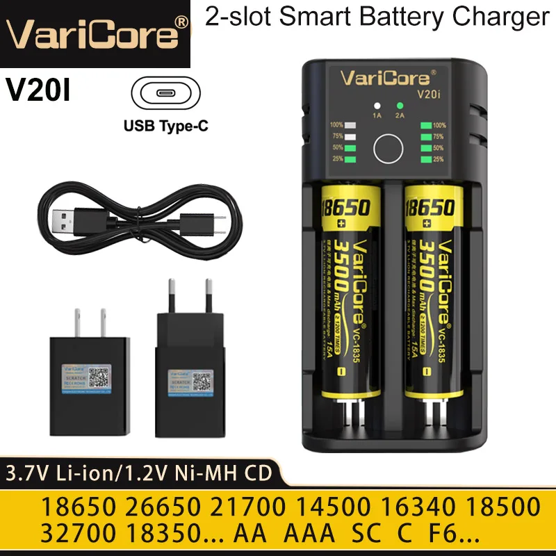 LiitoKala Lii-PD2 Lii-PD4 Lii-S6 Lii500 شاحن بطارية ل 18650 26650 21700 18350 AA AAA 3.7 فولت/3.2 فولت/1.2 فولت بطاريات ليثيوم NiMH