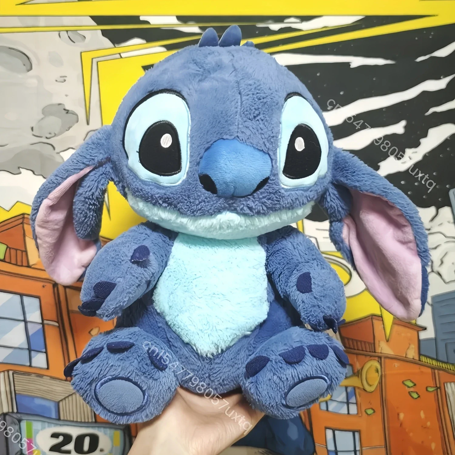 

Adorably Lilo & Stitch Plush Toy Stitch Stuffed Anime Peluche Soft Fluffy Angel and Stitch Figure Doll Movie Xmas Gift Girl