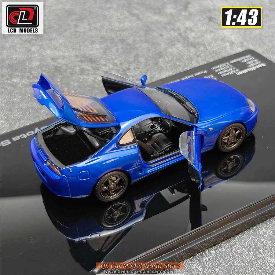 LCD 1/43 Toyota Supra A80 Sports car model Metal car model Static